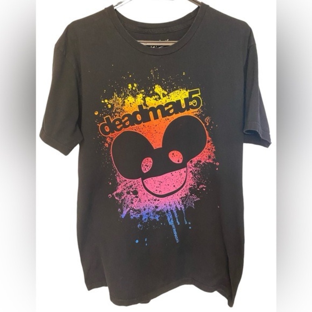 Philcos Graphic Tee Deadmau5 T-shirt Tee Black
Cotton Size L Y2K Electro Music